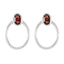 Garnet-Spanish-Pauline-Solitaire-Stud-Red-92.5-Silver-Earring