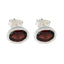 Garnet-Middle-Eastern-Jia-Solitaire-Stud-Red-92.5-Silver-Earring