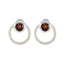 Garnet-Middle-Eastern-Fernanda-Solitaire-Stud-Red-Sterling-Silver-Earring