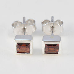 Garnet-African-Julia-Solitaire-Stud-Red-925-Sterling-Silver-Earring