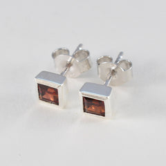 Garnet-African-Julia-Solitaire-Stud-Red-925-Sterling-Silver-Earring