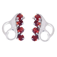 Garnet-African-Hua-multiple-Stud-Red-925-Sterling-Silver-Earring