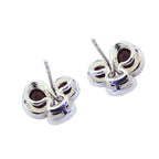 Garnet-Egyptian-Ji-eun-multiple-Stud-Red-92.5-Silver-Earring