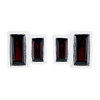 Garnet-French-Renata-multiple-Stud-Red-925-Sterling-Silver-Earring