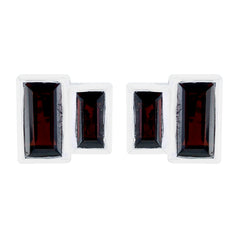 Garnet-French-Renata-multiple-Stud-Red-925-Sterling-Silver-Earring