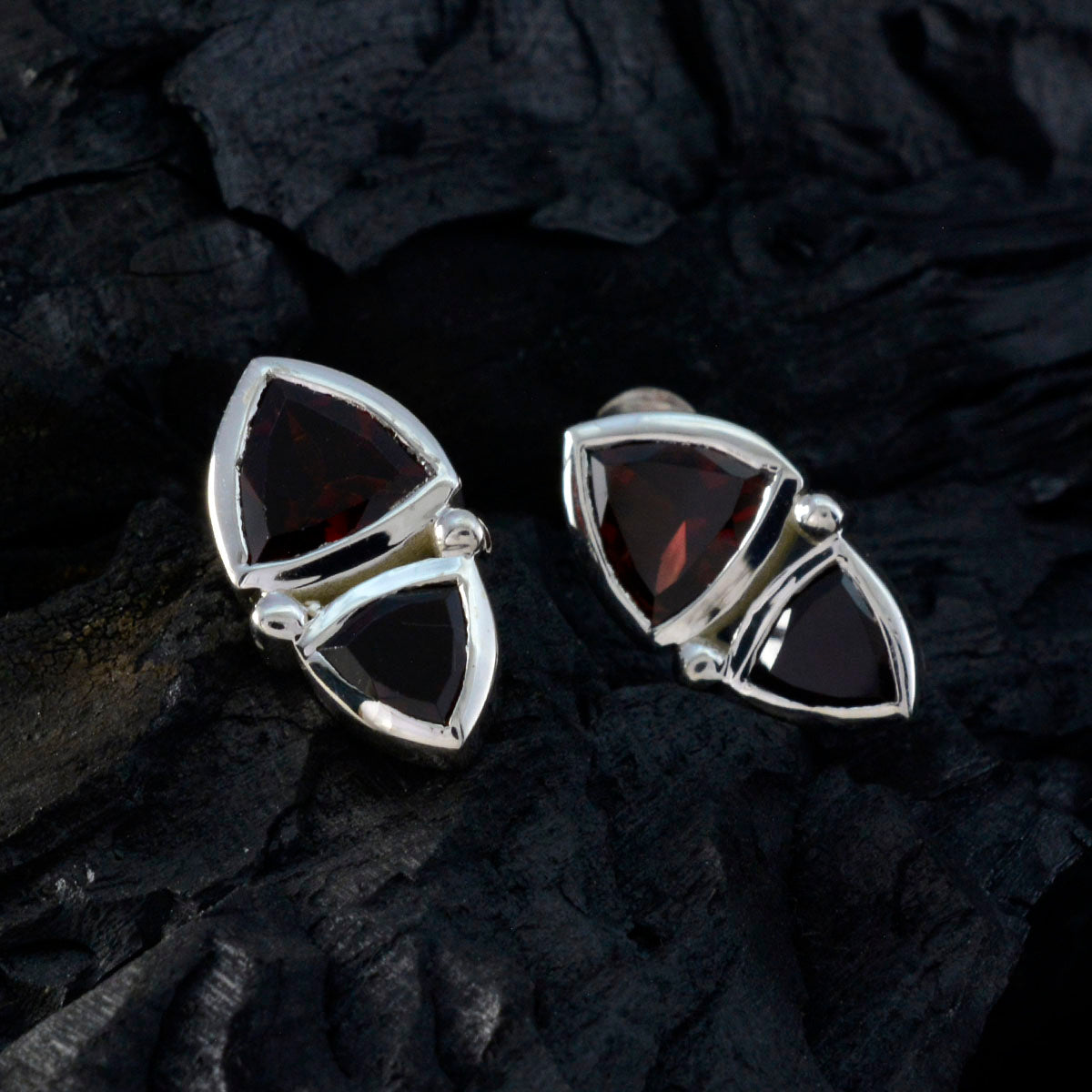 Garnet-Japanese-Rebeca-Toi-et-Moi-Stud-Red-925-Silver-Earring