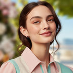 Garnet-Turkish-Mei-multiple-Stud-Red-Sterling-Silver-Earring