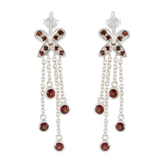 Garnet-Turkish-Bella-multiple-Stud-Red-92.5-Silver-Earring