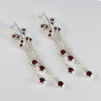 Garnet-Turkish-Bella-multiple-Stud-Red-92.5-Silver-Earring