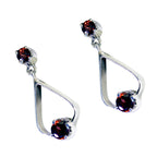 Garnet-Middle-Eastern-Naomi-multiple-Stud-Red-925-Sterling-Silver-Earring