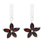 Garnet-Mexican-Nari-multiple-Dangle-Red-925-Sterling-Silver-Earring