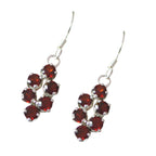 Garnet-Australian-Rina-multiple-Dangle-Red-Sterling-Silver-Earring