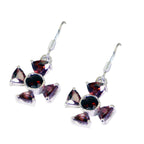Garnet-Spanish-Sakura-multiple-Dangle-Red-925-Silver-Earring