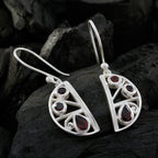 Garnet-Korean-Camila-multiple-Dangle-Red-925-Silver-Earring