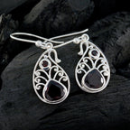 Garnet-Italian-Chloe-multiple-Dangle-Red-Sterling-Silver-Earring