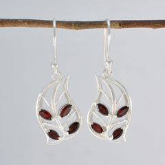 Garnet-Turkish-Juliaa-multiple-Dangle-Red-Sterling-Silver-Earring