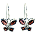 Garnet-French-Evelyn-multiple-Dangle-Red-925-Silver-Earring