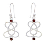 Garnet-German-Wen-multiple-Dangle-Red-Sterling-Silver-Earring
