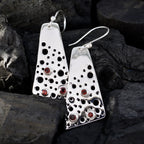 Garnet-African-Xiu-multiple-Dangle-Red-92.5-Silver-Earring