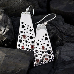 Garnet-African-Xiu-multiple-Dangle-Red-92.5-Silver-Earring