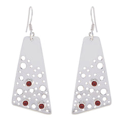 Garnet-African-Xiu-multiple-Dangle-Red-92.5-Silver-Earring