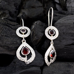 Garnet-Mexican-Nella-multiple-Dangle-Red-Sterling-Silver-Earring