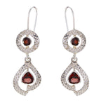 Garnet-Mexican-Nella-multiple-Dangle-Red-Sterling-Silver-Earring