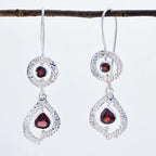 Garnet-Mexican-Nella-multiple-Dangle-Red-Sterling-Silver-Earring