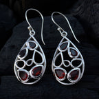 Garnet-Italian-Teresa-multiple-Dangle-Red-925-Silver-Earring