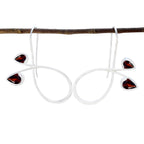 Garnet-Korean-Sakura-multiple-Dangle-Red-925-Silver-Earring