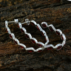 Granat-Lateinamerika-Katharina-mehrere-Ohrstecker-Rot-Sterling-Silber-Ohrring