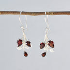 Garnet-Australian-Camila-Trilogy-Dangle-Red-925-Sterling-Silver-Earring