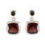 Garnet-American-María-multiple-Stud-Red-92.5-Silver-Earring