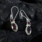 Garnet-German-Aurora-Toi-et-Moi-Dangle-Red-Sterling-Silver-Earring