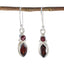 Garnet-German-Aurora-Toi-et-Moi-Dangle-Red-Sterling-Silver-Earring