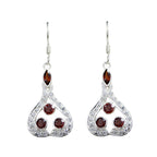 Garnet-Moroccan-Ying-multiple-Dangle-Red-925-Sterling-Silver-Earring