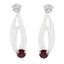 Garnet-Italian-Ana-multiple-Dangle-Red-925-Sterling-Silver-Earring