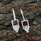 Garnet-Russian-Yuna-multiple-Dangle-Red-925-Silver-Earring