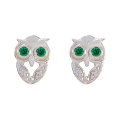 Green-CZ-Mexican-Hannah-multiple-Stud-Green-92.5-Silver-Earring