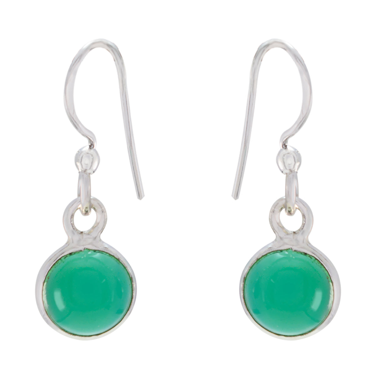Green-Onyx-Spanish-Bianca-multiple-Dangle-Green-925-Sterling-Silver-Earring Hoofdafbeelding