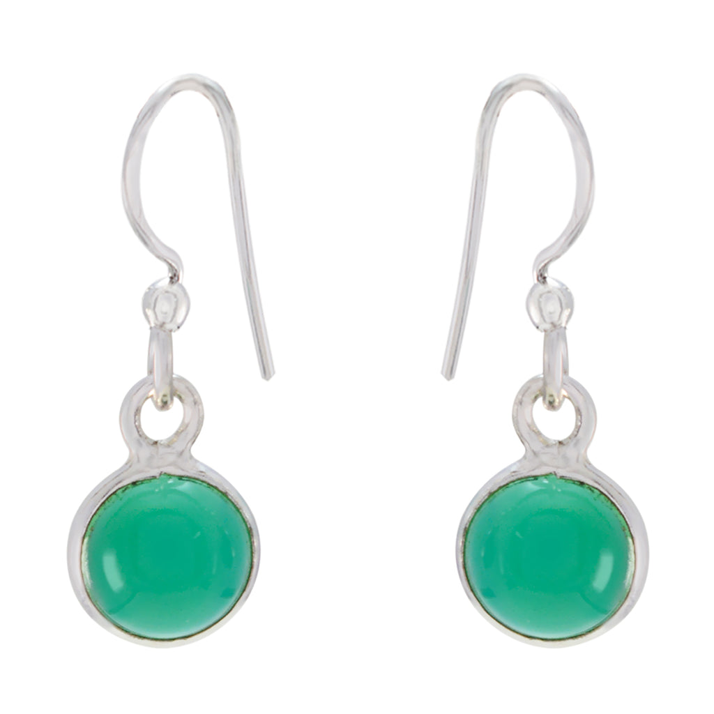 Green-Onyx-Spanish-Bianca-multiple-Dangle-Green-925-Sterling-Silver-Earring