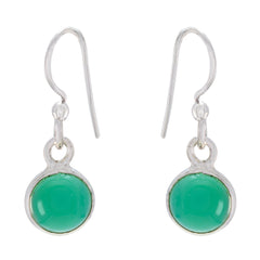 Green-Onyx-Spanish-Bianca-multiple-Dangle-Green-925-Sterling-Silver-Earring