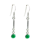 Green-Onyx-Latin-American-Bruna-multiple-Dangle-Green-92.5-Silver-Earring
