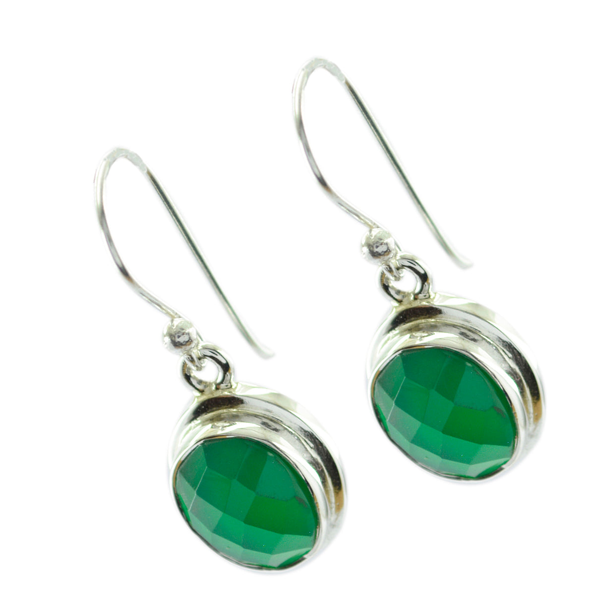 Green-Onyx-Australian-Isadora-multiple-Dangle-Green-92.5-Silver-Earring