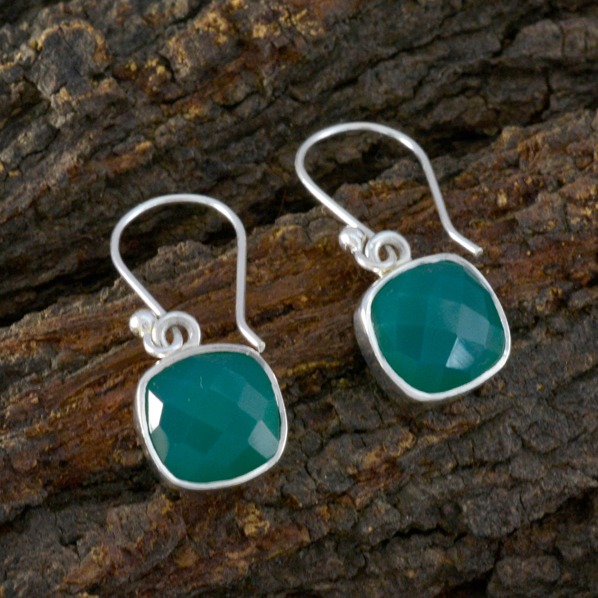 Green-Onyx-Spanish-Ivana-multiple-Dangle-Green-Silver-Earring