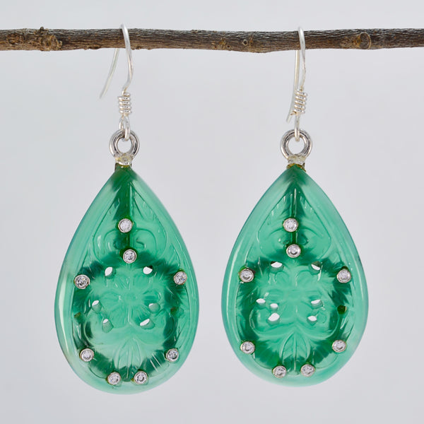 Green-Onyx-Indian-Araya-multiple-Dangle-Green-925-Sterling-Silver-Earring
