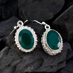 Green-Onyx-Korean-Kennedy-multiple-Dangle-Green-Sterling-Silver-Earring
