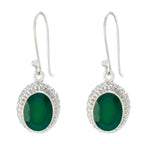 Green-Onyx-Korean-Kennedy-multiple-Dangle-Green-Sterling-Silver-Earring