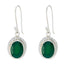 Green-Onyx-Korean-Kennedy-multiple-Dangle-Green-Sterling-Silver-Earring