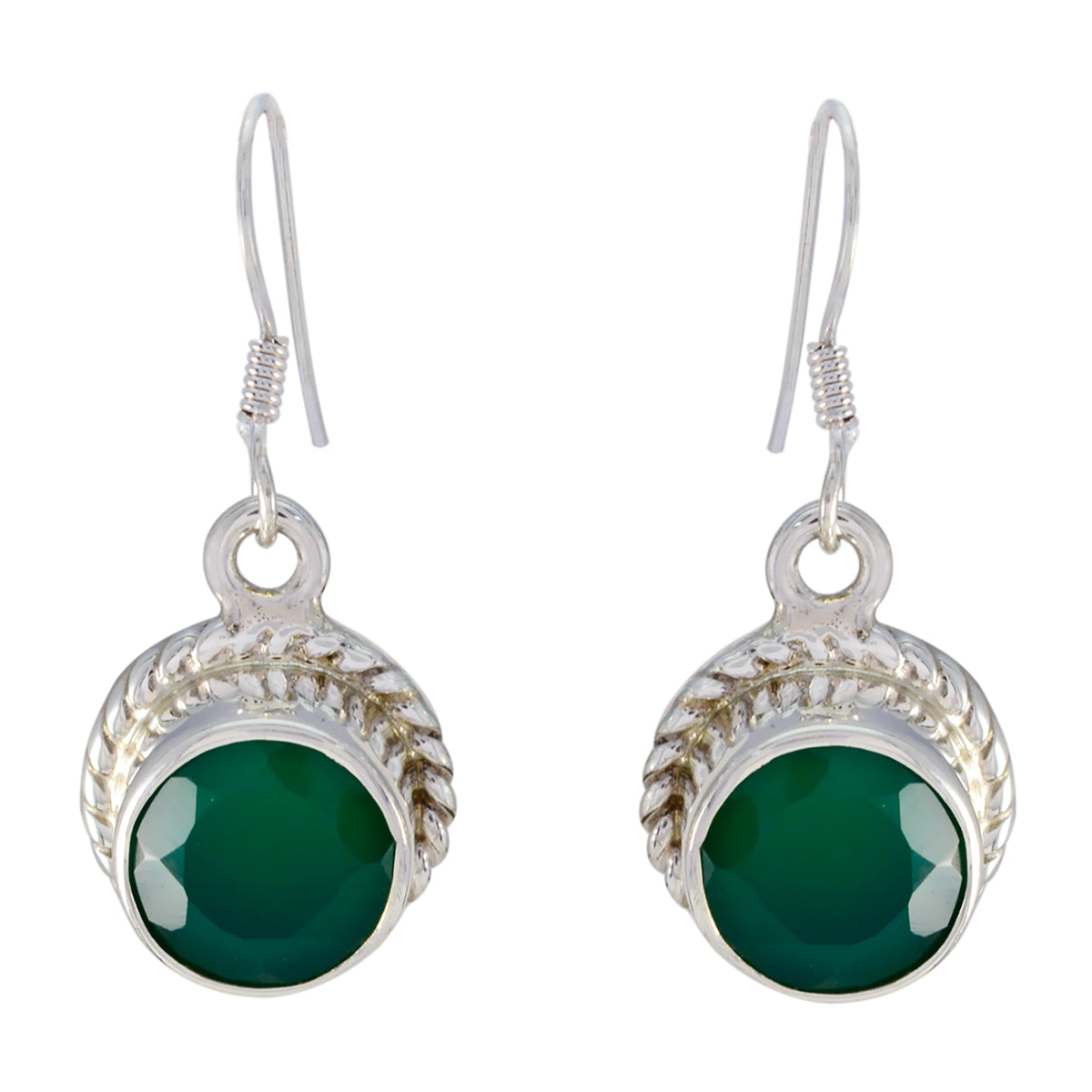 Green-Onyx-Latin-American-Joaquina-multiple-Dangle-Green-Silver-Earring